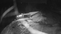 Modrá sjezdovka - dojezd k lanové dráze