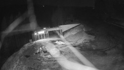 Modrá sjezdovka - dojezd k lanové dráze