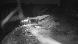 Modrá sjezdovka - dojezd k lanové dráze