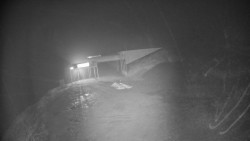 Modrá sjezdovka - dojezd k lanové dráze