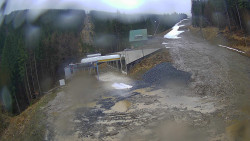 Modrá sjezdovka - dojezd k lanové dráze