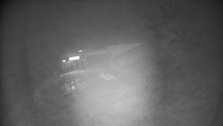 Modrá sjezdovka - dojezd k lanové dráze