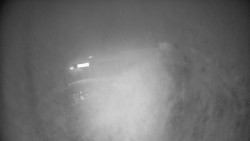 Modrá sjezdovka - dojezd k lanové dráze