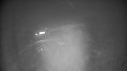 Modrá sjezdovka - dojezd k lanové dráze