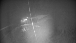 Modrá sjezdovka - dojezd k lanové dráze