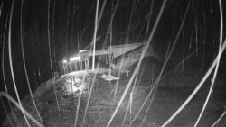 Modrá sjezdovka - dojezd k lanové dráze