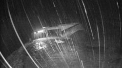 Modrá sjezdovka - dojezd k lanové dráze