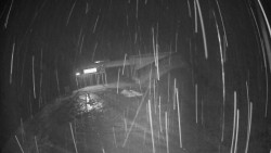 Modrá sjezdovka - dojezd k lanové dráze