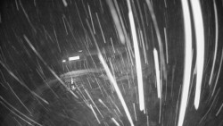 Modrá sjezdovka - dojezd k lanové dráze