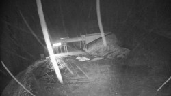 Modrá sjezdovka - dojezd k lanové dráze