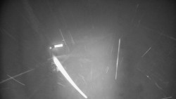 Modrá sjezdovka - dojezd k lanové dráze