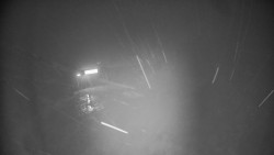 Modrá sjezdovka - dojezd k lanové dráze