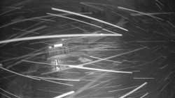 Modrá sjezdovka - dojezd k lanové dráze