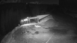 Modrá sjezdovka - dojezd k lanové dráze