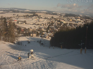 Ski areál Dlouhoňovice - Sjezdovka - 30.12.2025 v 11:32 Ski areál Dlouhoňovice - Sjezdovka - 30.12.2025 v 11:32