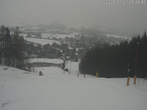 Ski areál Dlouhoňovice - Sjezdovka - 23.1.2026 v 08:32 Ski areál Dlouhoňovice - Sjezdovka - 23.1.2026 v 08:32