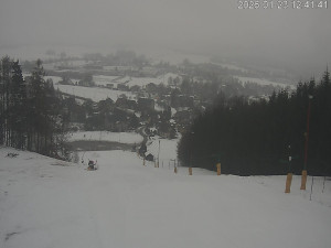 Ski areál Dlouhoňovice - Sjezdovka - 23.1.2026 v 12:45 Ski areál Dlouhoňovice - Sjezdovka - 23.1.2026 v 12:45