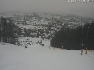 Ski areál Dlouhoňovice - Sjezdovka - 29.1.2026 v 09:02 Ski areál Dlouhoňovice - Sjezdovka - 29.1.2026 v 09:02