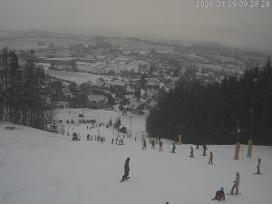 Ski areál Dlouhoňovice - Sjezdovka - 29.1.2026 v 09:32 Ski areál Dlouhoňovice - Sjezdovka - 29.1.2026 v 09:32