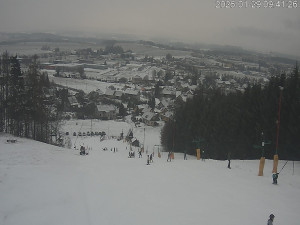 Ski areál Dlouhoňovice - Sjezdovka - 29.1.2026 v 09:45 Ski areál Dlouhoňovice - Sjezdovka - 29.1.2026 v 09:45