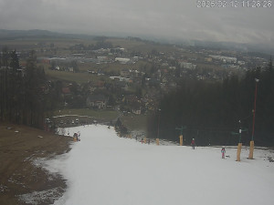 Ski areál Dlouhoňovice - Sjezdovka - 12.2.2026 v 11:32 Ski areál Dlouhoňovice - Sjezdovka - 12.2.2026 v 11:32