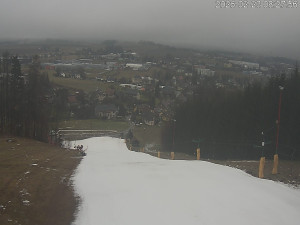 Ski areál Dlouhoňovice - Sjezdovka - 23.2.2026 v 08:32 Ski areál Dlouhoňovice - Sjezdovka - 23.2.2026 v 08:32