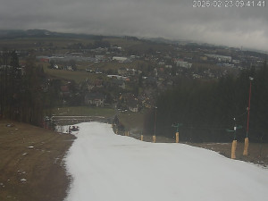 Ski areál Dlouhoňovice - Sjezdovka - 23.2.2026 v 09:45 Ski areál Dlouhoňovice - Sjezdovka - 23.2.2026 v 09:45