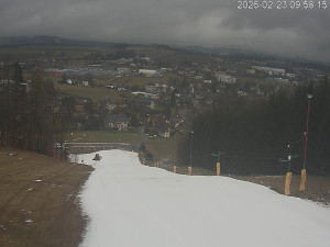 Ski areál Dlouhoňovice - Sjezdovka - 23.2.2026 v 10:02 Ski areál Dlouhoňovice - Sjezdovka - 23.2.2026 v 10:02