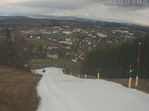 Ski areál Dlouhoňovice - Sjezdovka - 23.2.2026 v 14:02 Ski areál Dlouhoňovice - Sjezdovka - 23.2.2026 v 14:02