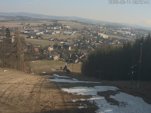 Ski areál Dlouhoňovice - Sjezdovka - 14.3.2026 v 08:32 Ski areál Dlouhoňovice - Sjezdovka - 14.3.2026 v 08:32