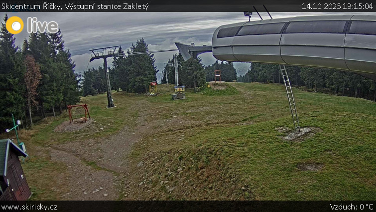 Skicentrum Říčky - Výstupní stanice Zakletý - 14.10.2025 v 13:15 Skicentrum Říčky - Výstupní stanice Zakletý - 14.10.2025 v 13:15