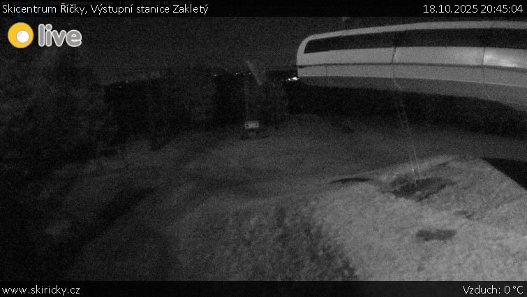 Skicentrum Říčky - Výstupní stanice Zakletý - 18.10.2025 v 20:45 Skicentrum Říčky - Výstupní stanice Zakletý - 18.10.2025 v 20:45