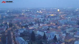 Město České Budějovice - Pohled na město - 31.1.2026 v 17:15 Město České Budějovice - Pohled na město - 31.1.2026 v 17:15