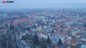 Město České Budějovice - Pohled na město - 14.2.2026 v 07:15 Město České Budějovice - Pohled na město - 14.2.2026 v 07:15