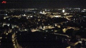 Stadt České Budějovice - Blick auf die Stadt - 31.7.2026 v 22:45 Stadt České Budějovice - Blick auf die Stadt - 31.7.2026 v 22:45