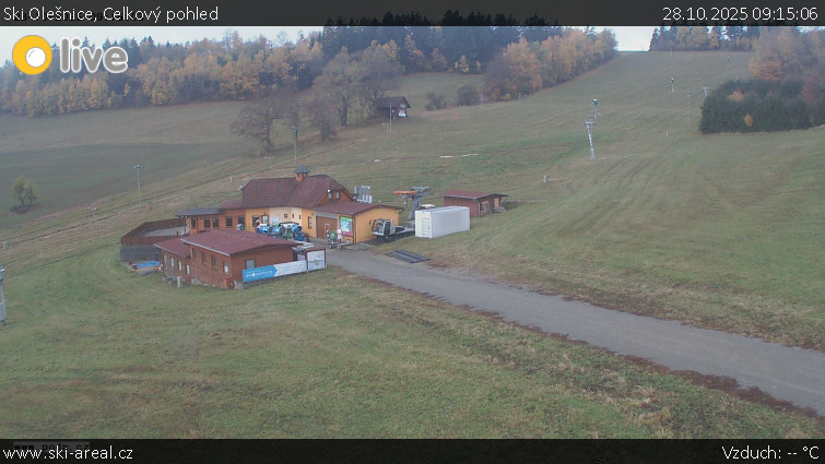 Ski Olešnice - Celkový pohled - 28.10.2025 v 09:15 Ski Olešnice - Celkový pohled - 28.10.2025 v 09:15