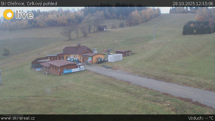 Ski Olešnice - Celkový pohled - 28.10.2025 v 12:15 Ski Olešnice - Celkový pohled - 28.10.2025 v 12:15