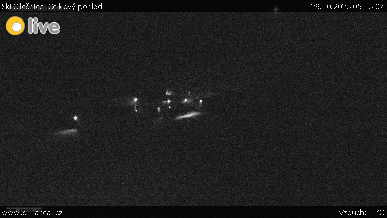Ski Olešnice - Celkový pohled - 29.10.2025 v 05:15 Ski Olešnice - Celkový pohled - 29.10.2025 v 05:15