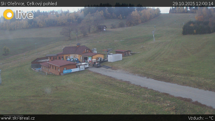 Ski Olešnice - Celkový pohled - 29.10.2025 v 12:00 Ski Olešnice - Celkový pohled - 29.10.2025 v 12:00