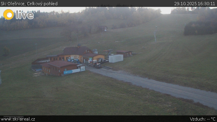 Ski Olešnice - Celkový pohled - 29.10.2025 v 16:30 Ski Olešnice - Celkový pohled - 29.10.2025 v 16:30
