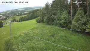Ski Olešnice - Ausgang Lift A - 16.6.2026 v 19:45 Ski Olešnice - Ausgang Lift A - 16.6.2026 v 19:45