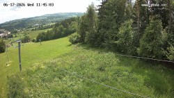 Ski lift A exit