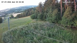 Ski lift A exit