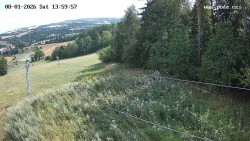 Ski lift A exit
