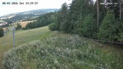 Ski lift A exit