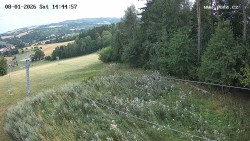 Ski lift A exit