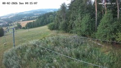 Ski lift A exit