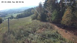 Ski lift A exit