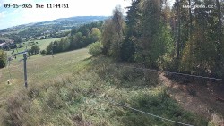 Ski lift A exit