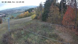 Ski lift A exit